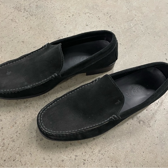 Tods Mens Suede Loafers - Picture 5 of 11